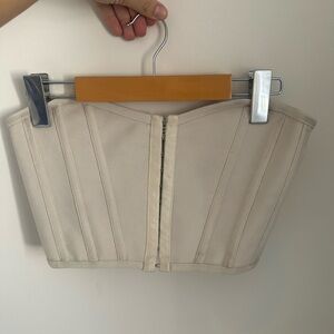 Elegant Cream Crop Top